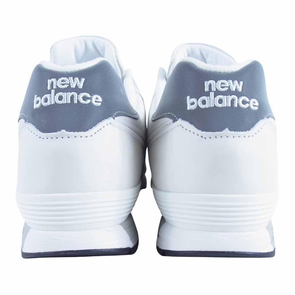 NEW BALANCE ニューバランス 英国製 M576WWL ローカット スニーカー ホワイト系 UK 10【極上美品】【中古】