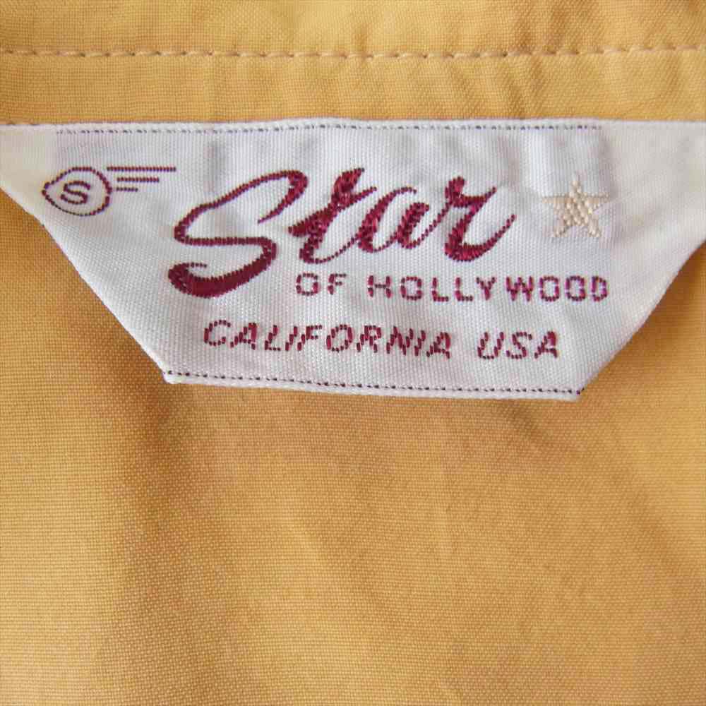 TAILOR TOYO テイラー東洋 SH38129 STAR OFHOLLYWOOD スターオブハリウッド アーガイル オープンカラー イエロー系 S【中古】