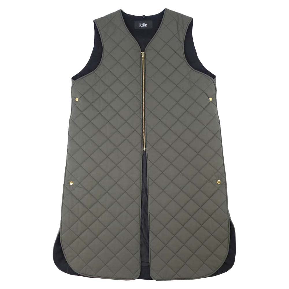 ザリラクス 20AW 20FW-REBL-231L-J キルティング ロング ベスト カーキ系 F【中古】