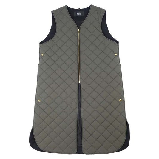 ザリラクス 20AW 20FW-REBL-231L-J キルティング ロング ベスト カーキ系 F【中古】