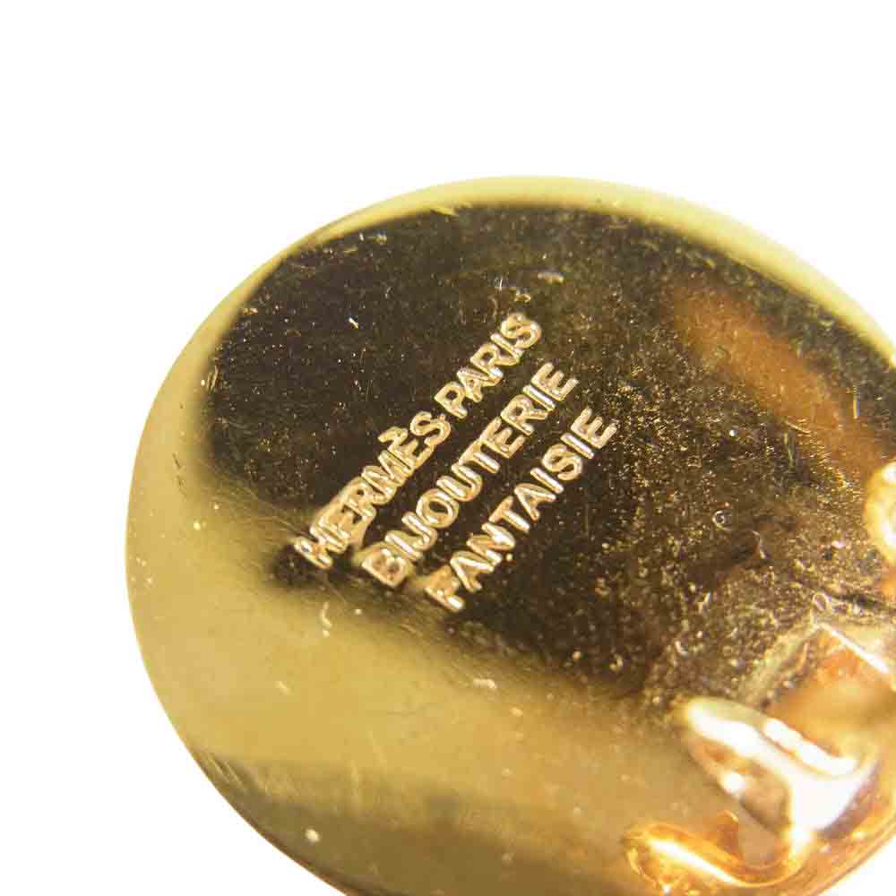 HERMES エルメス コロゾ イヤリング ゴールド系【中古】