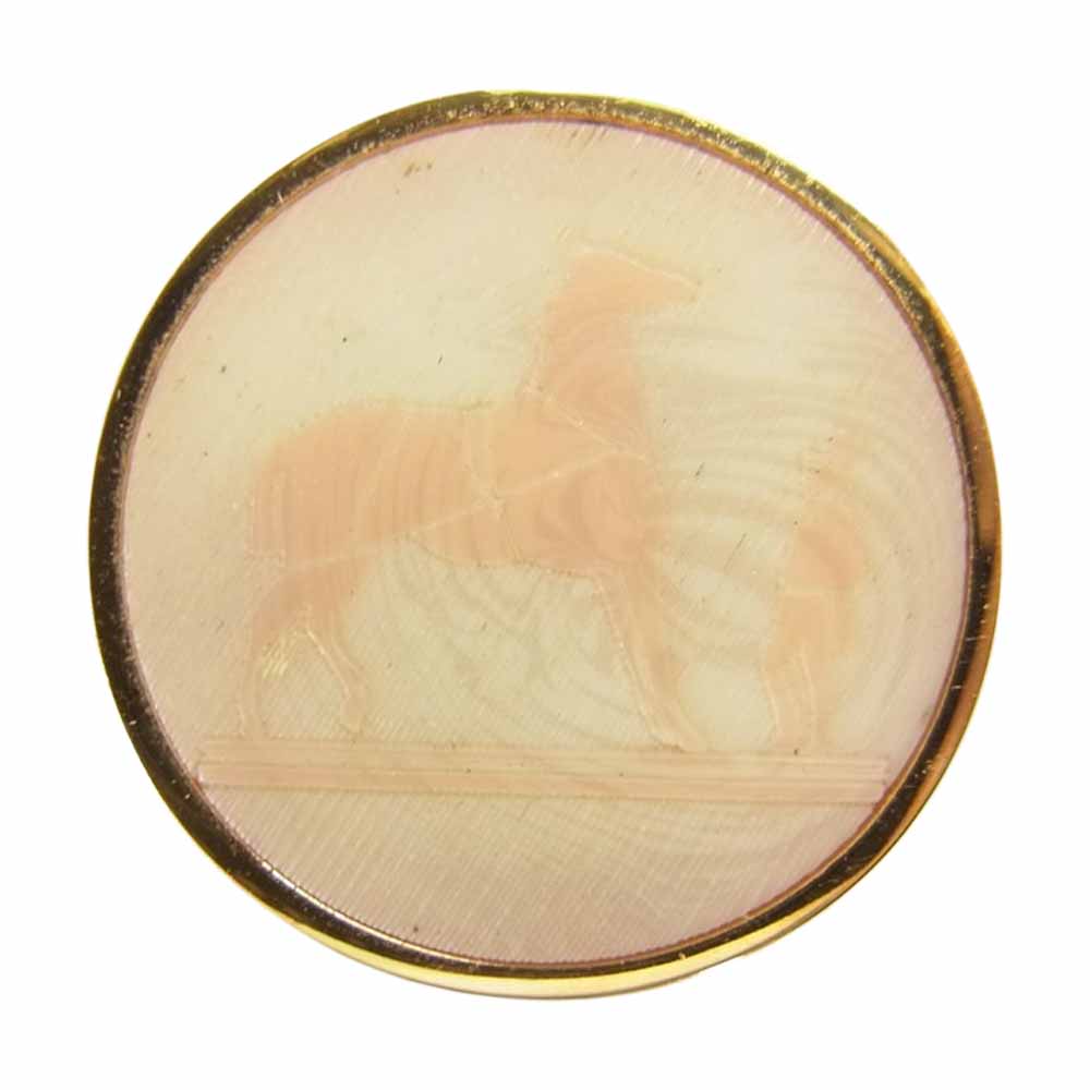 HERMES エルメス コロゾ イヤリング ゴールド系【中古】