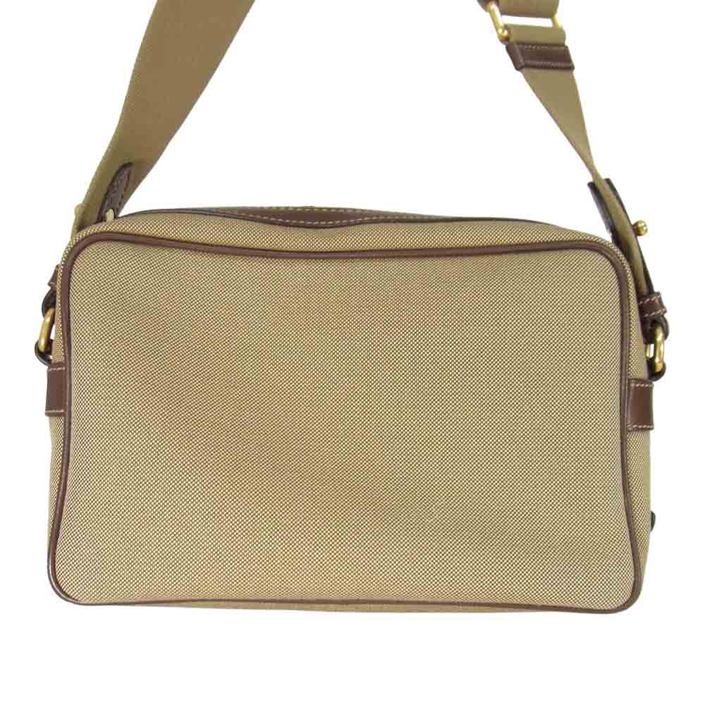 PRADA プラダ 1BH089 LOGO JACQUARD ロゴ ジャガード ショルダー バッグ ライトブラウン系【中古】