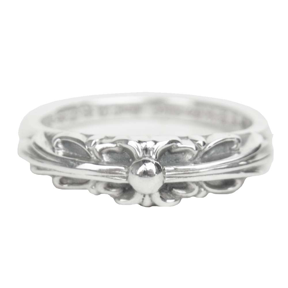 CHROME HEARTS クロムハーツ（原本無） ベビー ベイビー クラシック フローラルクロス リング シルバー系【中古】