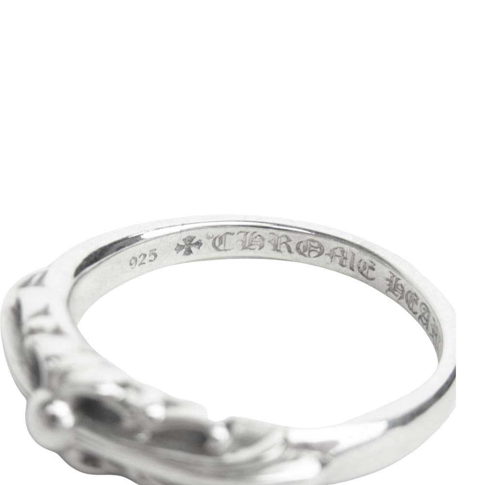 CHROME HEARTS クロムハーツ（原本無） ベビー ベイビー クラシック フローラルクロス リング シルバー系【中古】