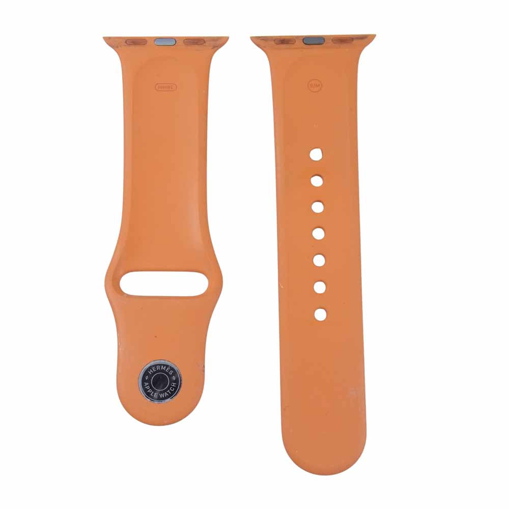 HERMES エルメス Apple watch アップルウォッチ シンプルトゥ レザー ベルト 38mm ブラウン系 オレンジ系【中古】