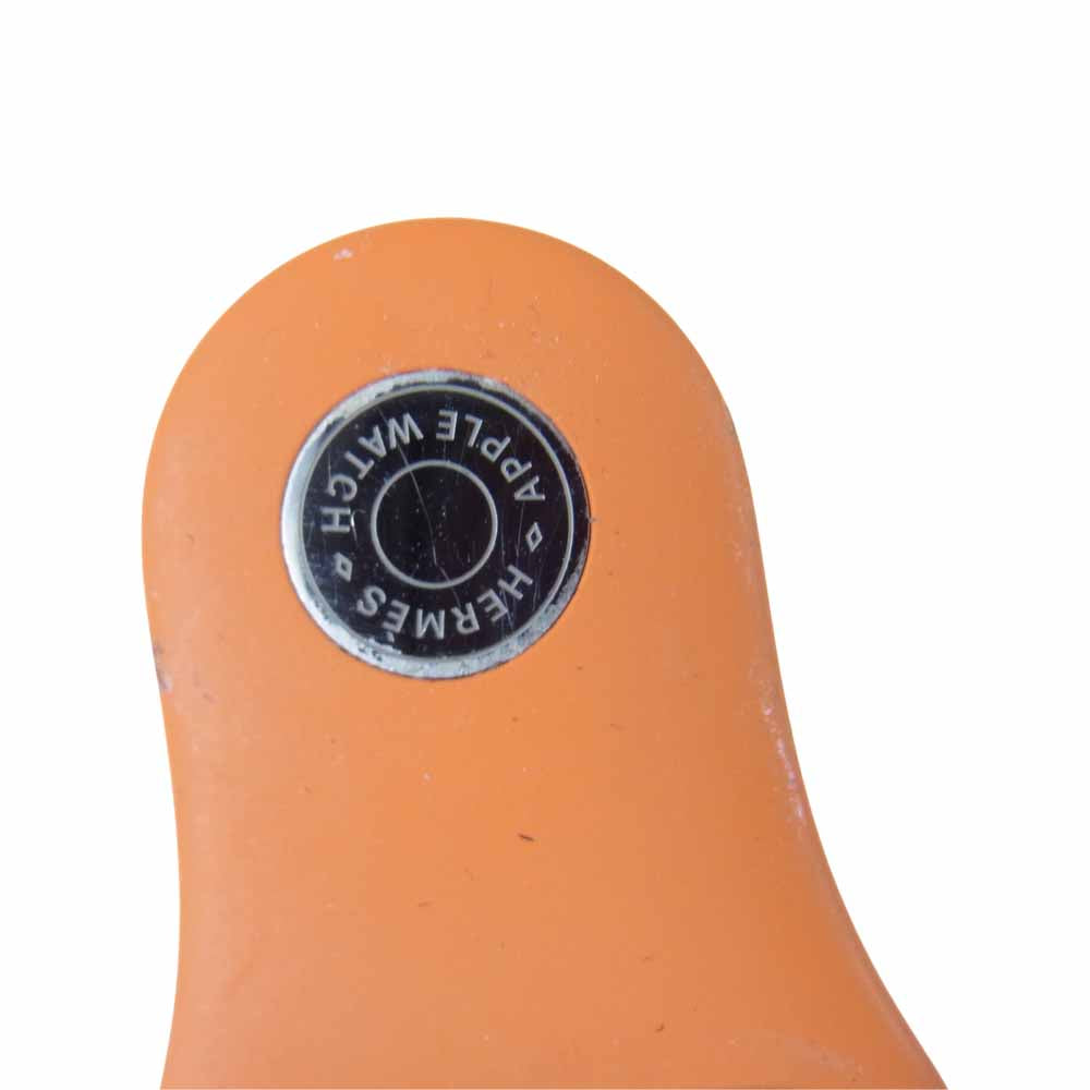 HERMES エルメス Apple watch アップルウォッチ シンプルトゥ レザー ベルト 38mm ブラウン系 オレンジ系【中古】