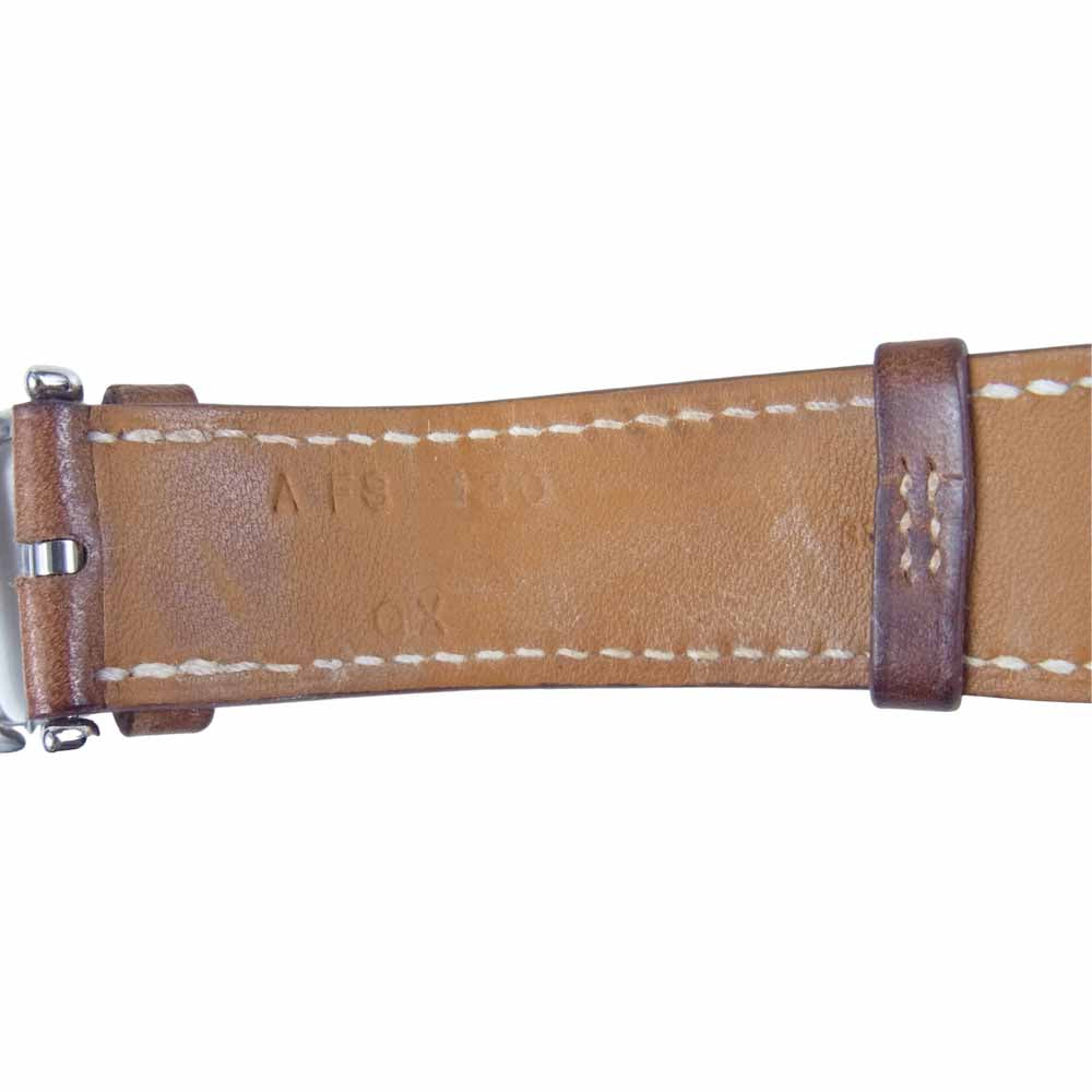 HERMES エルメス Apple watch アップルウォッチ シンプルトゥ レザー ベルト 38mm ブラウン系 オレンジ系【中古】