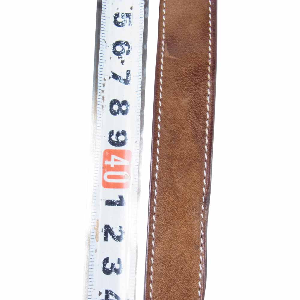 HERMES エルメス Apple watch アップルウォッチ シンプルトゥ レザー ベルト 38mm ブラウン系 オレンジ系【中古】