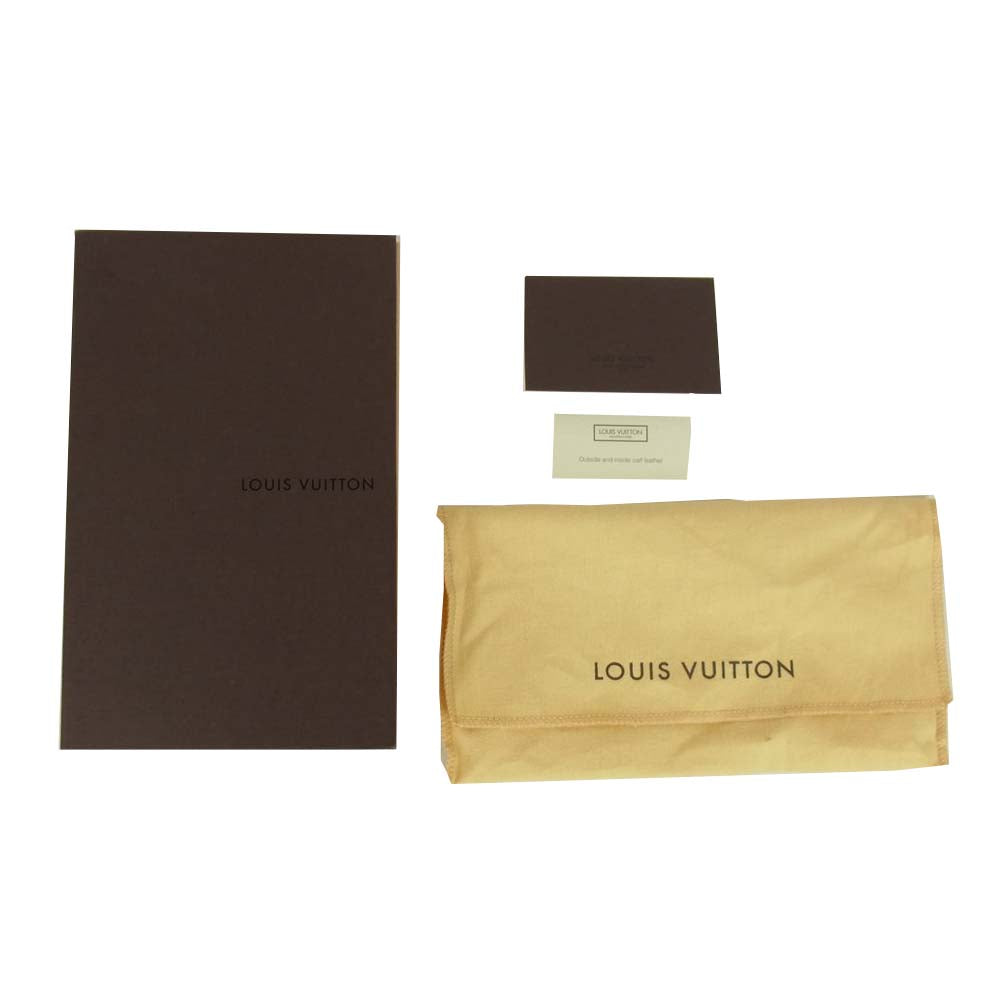 LOUIS VUITTON ルイ・ヴィトン M61865 モノグラム アンブラント ジッピー ウォレット 財布 レッド系【中古】