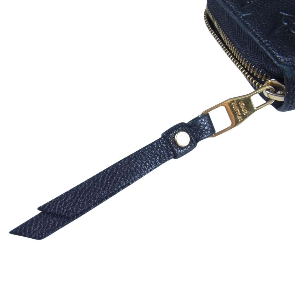 LOUIS VUITTON ルイ・ヴィトン M60571 モノグラム アンブラント ジッピー ウォレット 財布 ブラック系【中古】