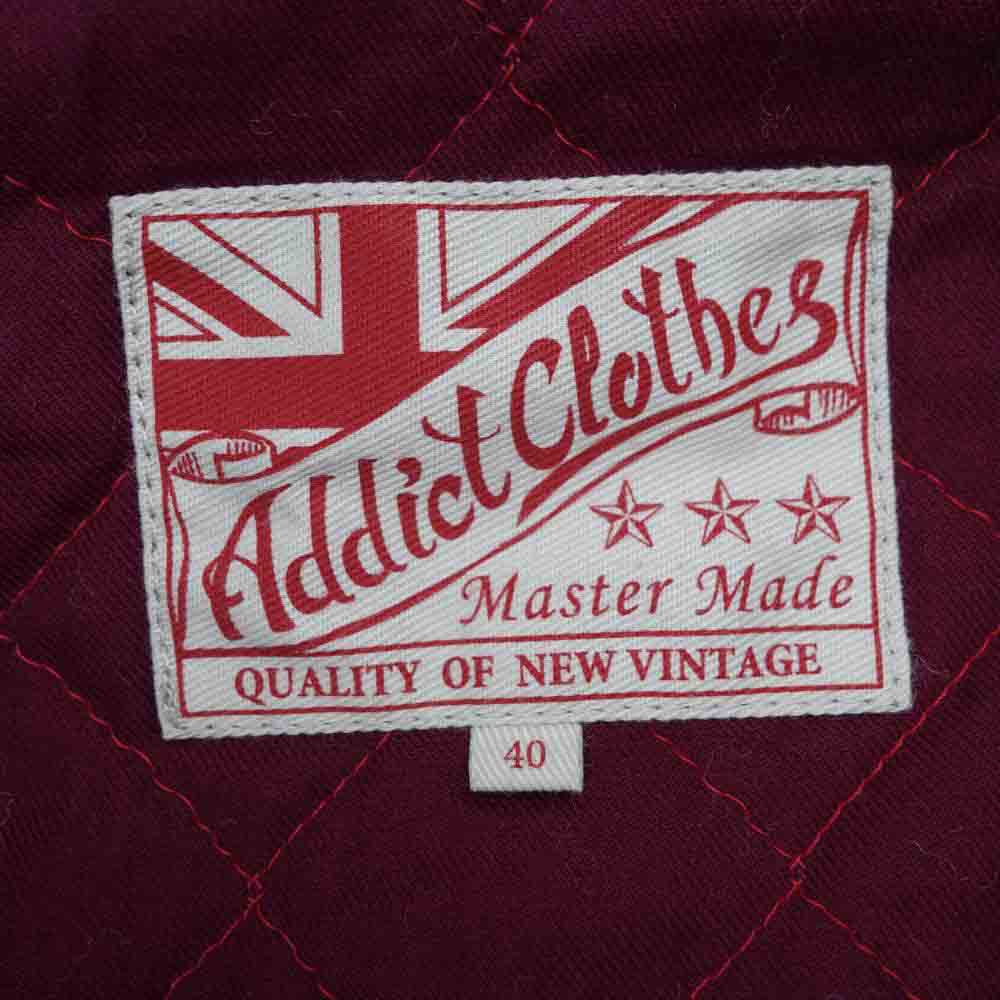 ADDICT CLOTHES アディクトクローズ AD-01 HORSEHIDE CENTER ZIP