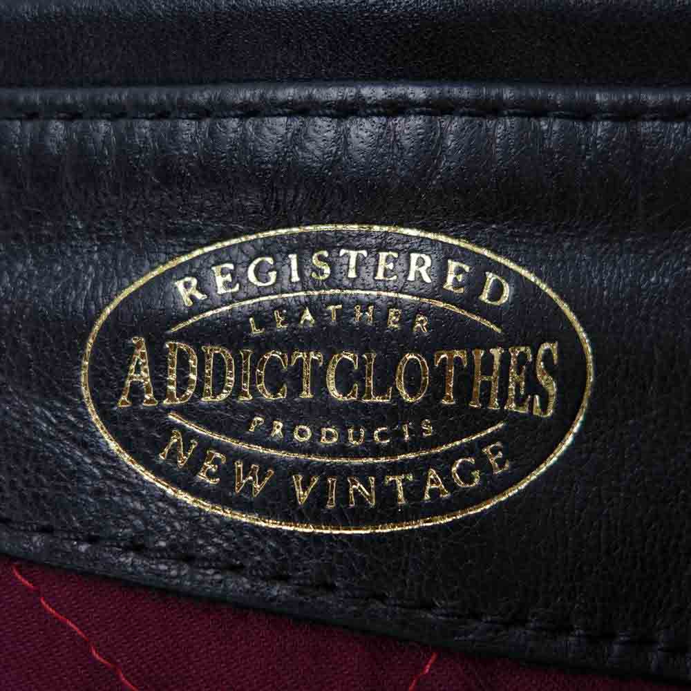 ADDICT CLOTHES アディクトクローズ AD-01 HORSEHIDE CENTER ZIP