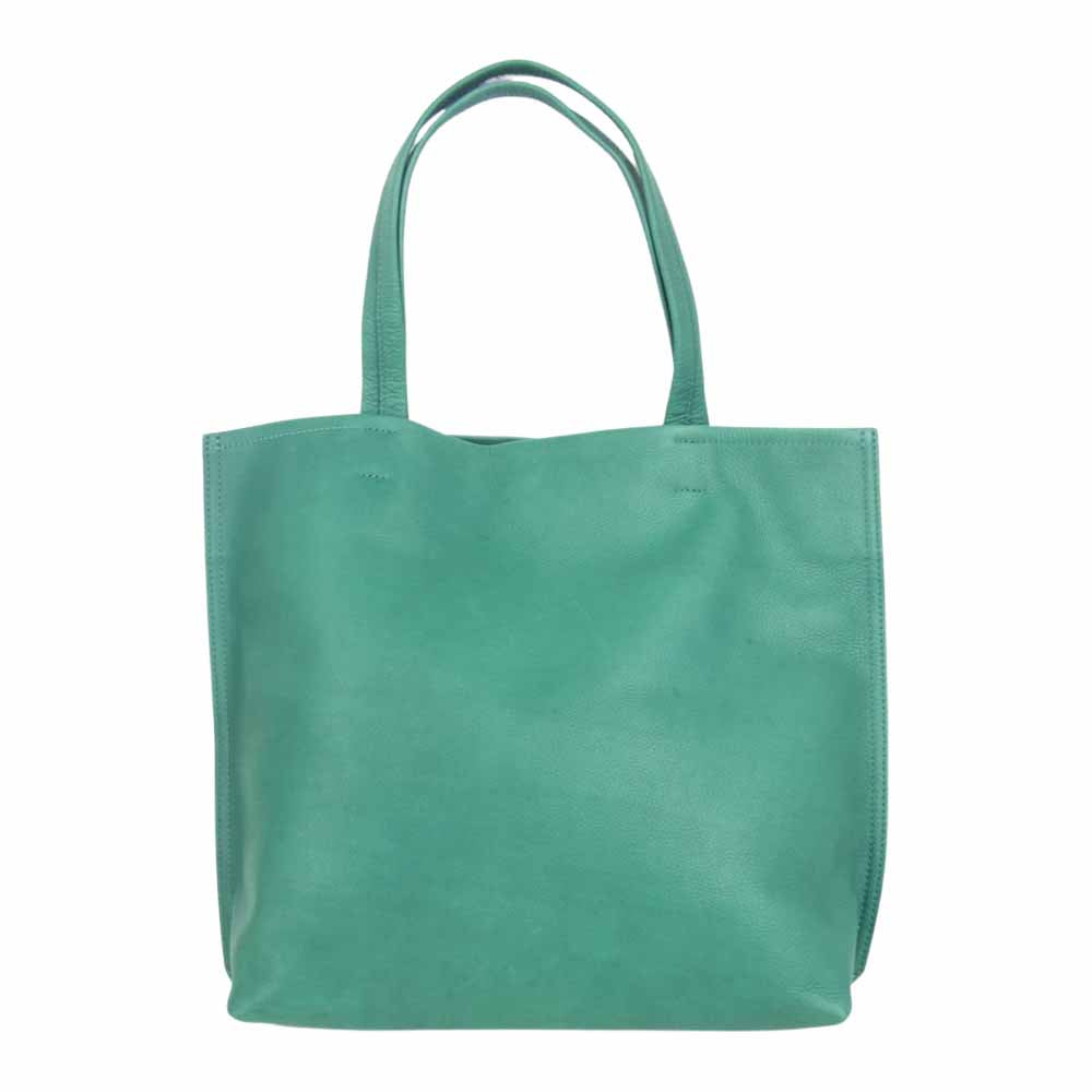 土屋鞄製造所 ツチヤカバン カラーダイアリー コンフィトート レザー トート バッグ グリーン系【美品】【中古】