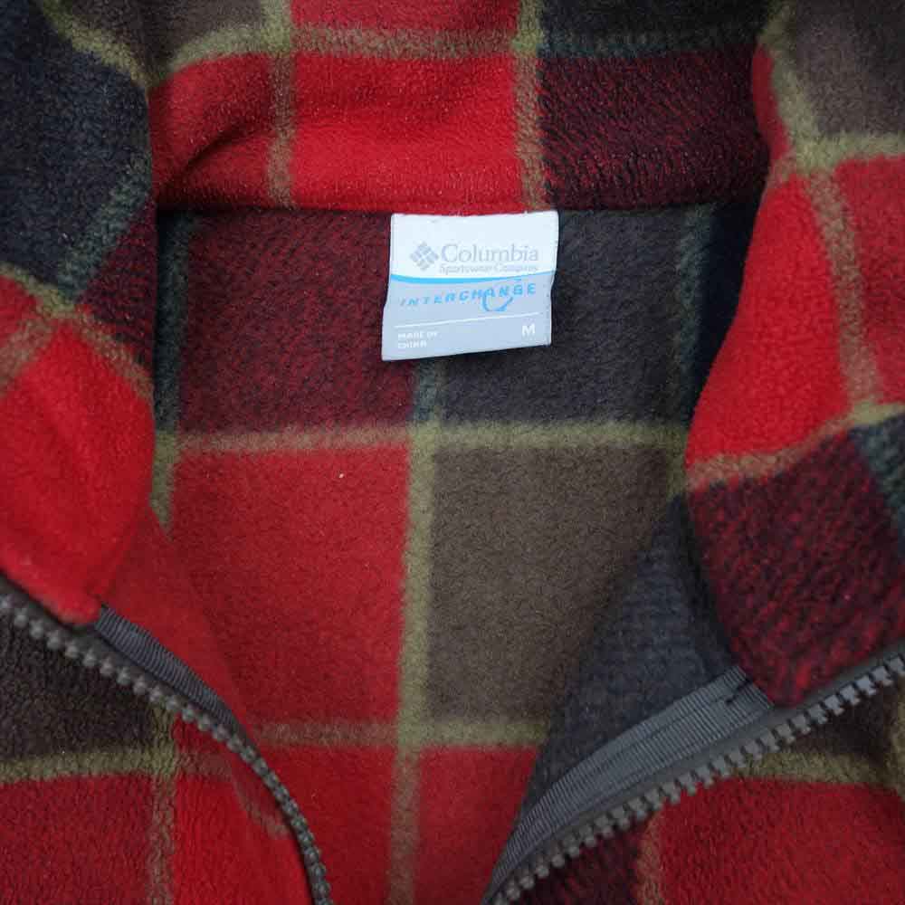Columbia コロンビア PL3006 Buckeye Springs Jacket バックアイ スプリング フリース チェック ジャケット M【中古】