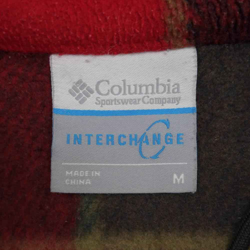 Columbia コロンビア PL3006 Buckeye Springs Jacket バックアイ スプリング フリース チェック ジャケット  M【中古】