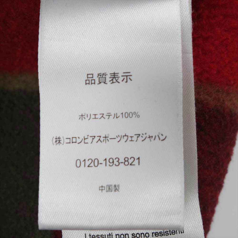 Columbia コロンビア PL3006 Buckeye Springs Jacket バックアイ スプリング フリース チェック ジャケット M【中古】