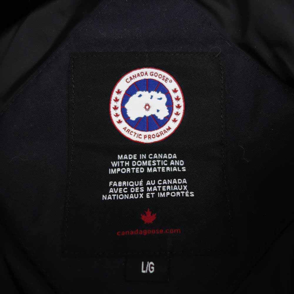 CANADA GOOSE カナダグース 2302JL サザビーリーグ MACKENZIE PARKA マッケンジー パーカ ダウン ジャケット コート ネイビー系 L【美品】【中古】