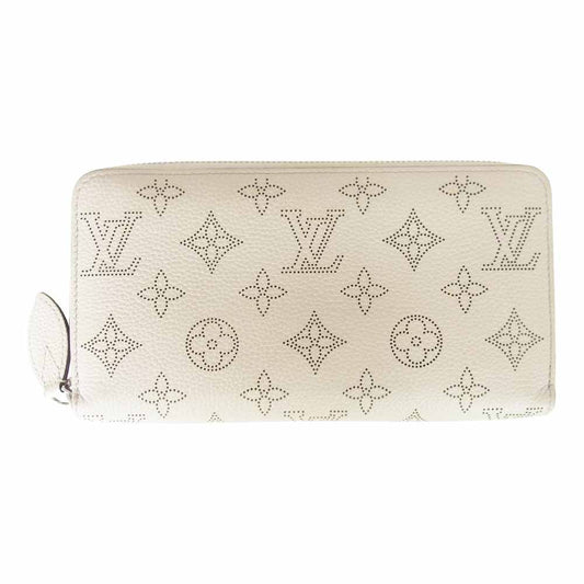 LOUIS VUITTON ルイ・ヴィトン M68670 モノグラム マヒナ ジッピー ウォレット 長財布 グレー系【中古】