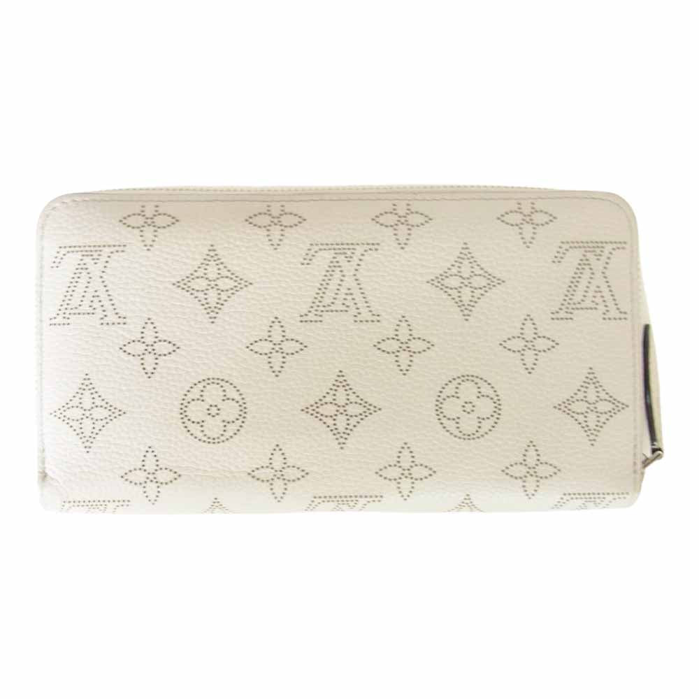 LOUIS VUITTON ルイ・ヴィトン M68670 モノグラム マヒナ ジッピー ウォレット 長財布 グレー系【中古】