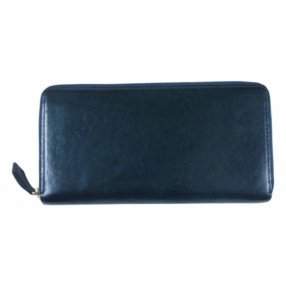 COCOMEISTER ココマイスター マットーネ ラージ ウォレット ラウンドジップ ブルーハワイ 長財布 ダークグリーン系【中古】