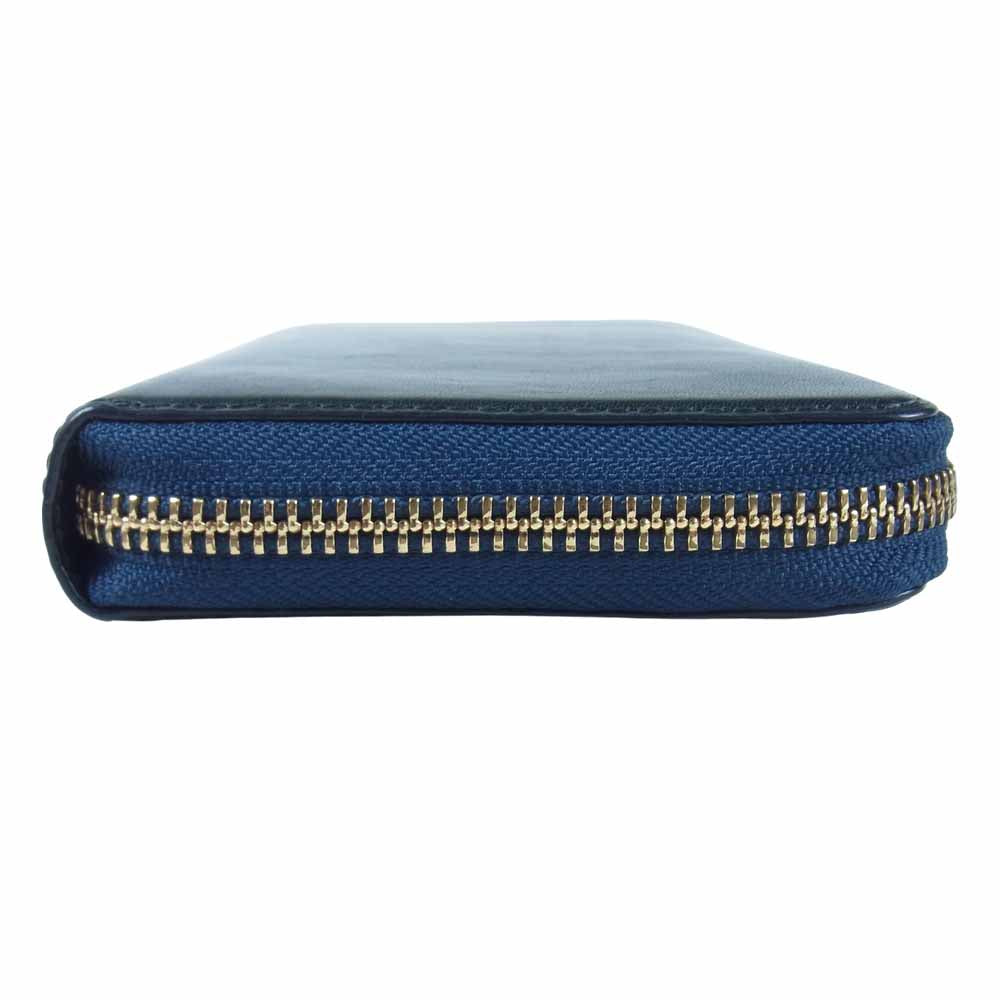 COCOMEISTER ココマイスター マットーネ ラージ ウォレット ラウンドジップ ブルーハワイ 長財布 ダークグリーン系【中古】