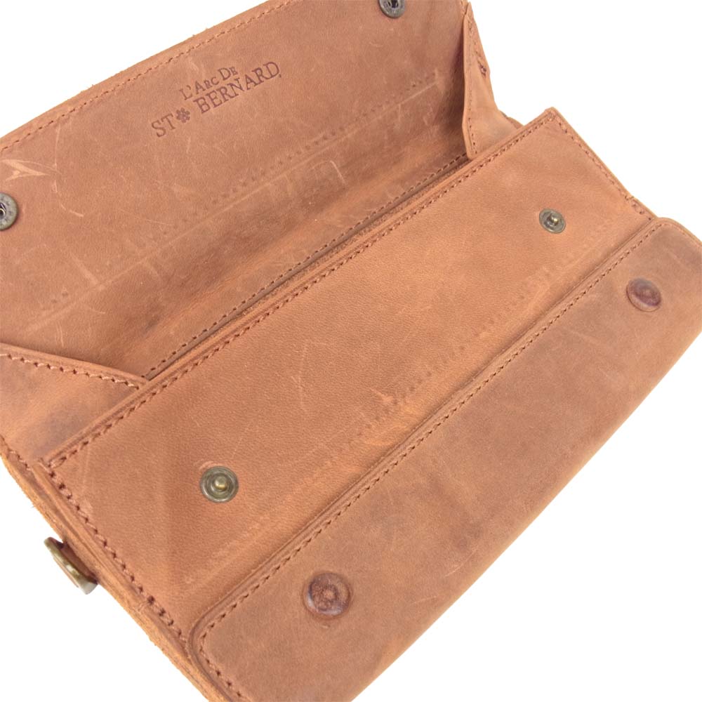COCOMEISTER ココマイスター ナポレオンカーフ アレクサンダー ウォレット 長財布 ブラウン系【中古】