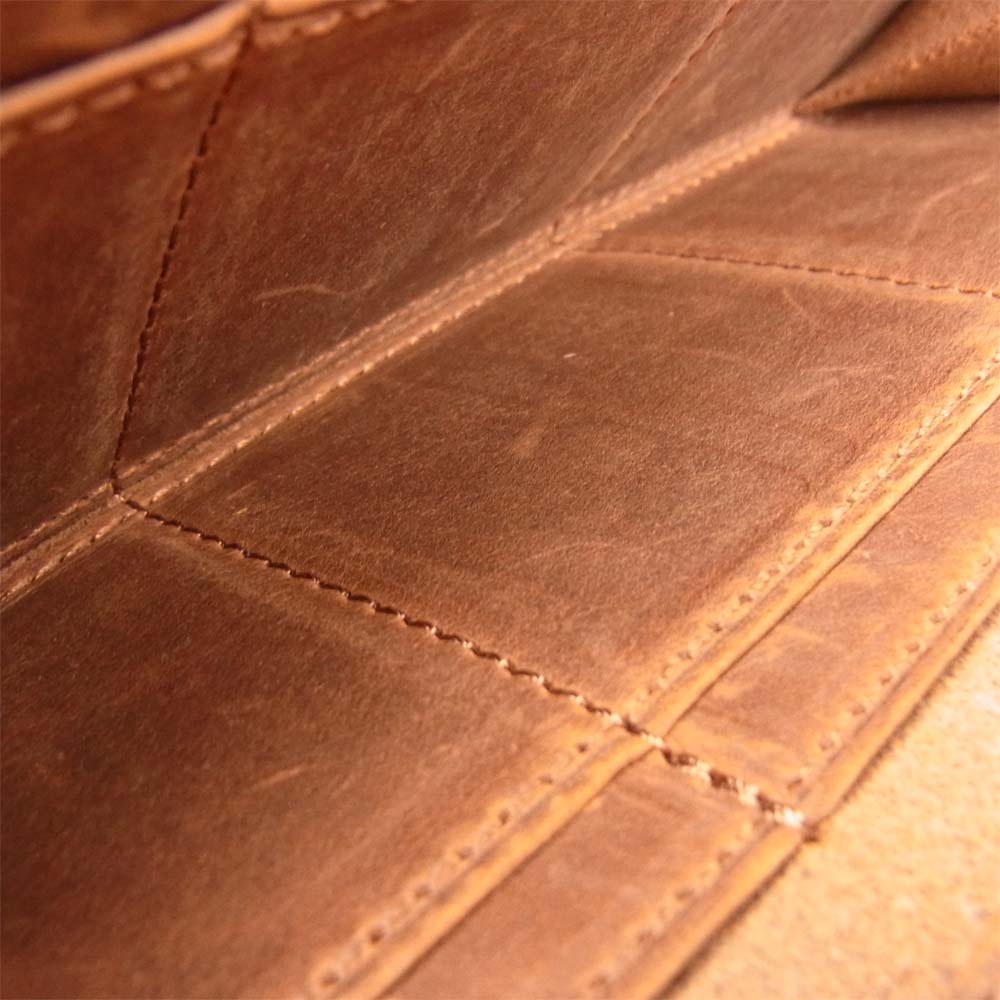 COCOMEISTER ココマイスター ナポレオンカーフ アレクサンダー ウォレット 長財布 ブラウン系【中古】