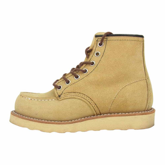 RED WING レッドウィング 8173 6inch CLASSIC MOC TOE クラシック モックトゥ ブーツ ベージュ系 22cm【中古】