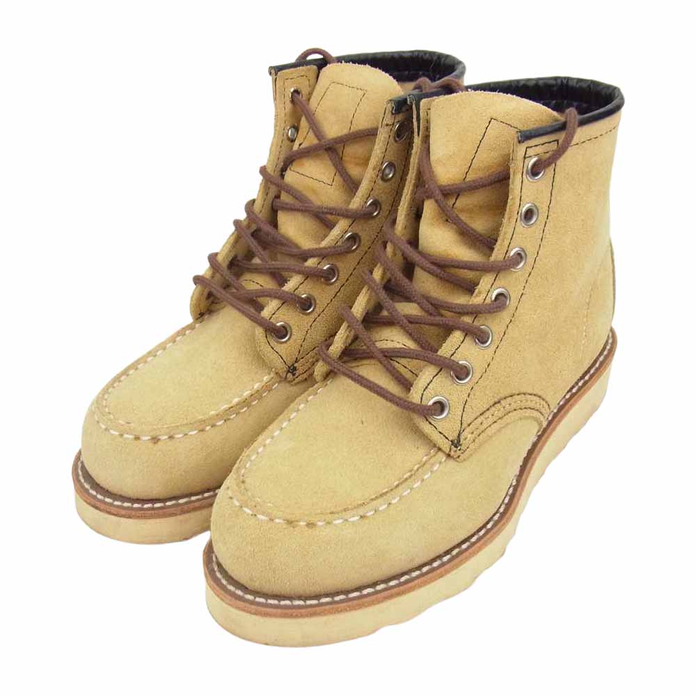 RED WING レッドウィング 8173 6inch CLASSIC MOC TOE クラシック モックトゥ ブーツ ベージュ系 22cm【中古】