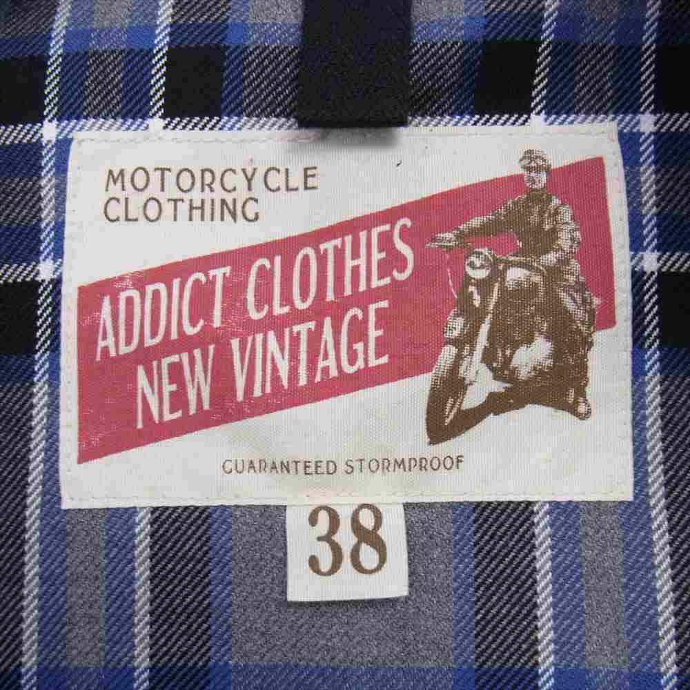 ADDICT CLOTHES アディクトクローズ AD-WX-04 WAXED CLUBMAN JACKET クラブマン オイルド 38【中古】