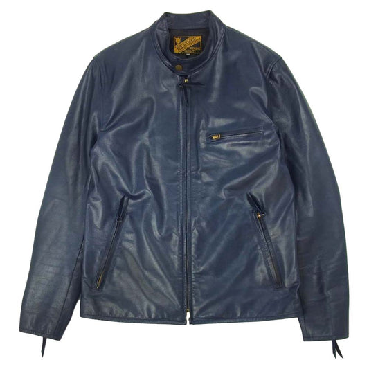 ワイツーレザー ステア シングル ライダース 38【中古】