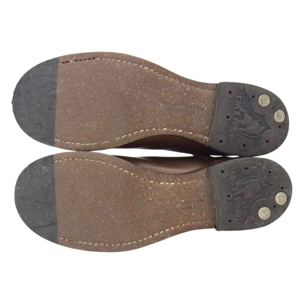 ROLLING DUB TRIO ローリングダブトリオ RDT-A14 CASPER OIL NATURAL キャスパー ホーウィン クロムエクセル レザー サイド ジップ ブーツ ブラウン系 26【美品】【中古】