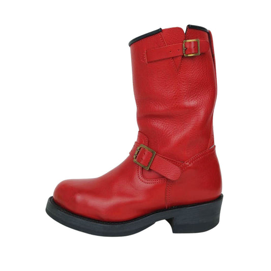 MADE IN GM JAPAN メイドインジーエムジャパン × WOLF'S HEAD ウルフズヘッド エンジニア ブーツ レッド系 8.5【中古】