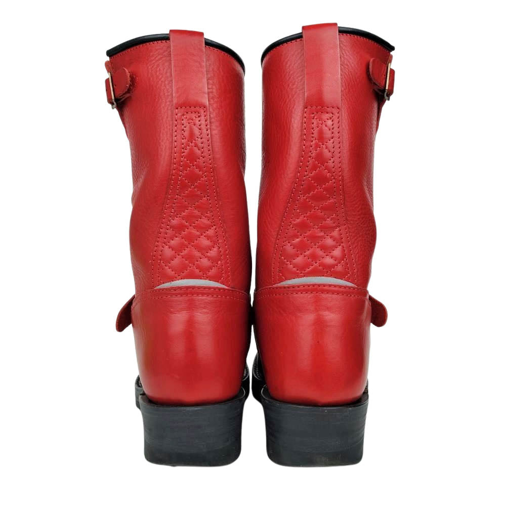 MADE IN GM JAPAN メイドインジーエムジャパン × WOLF'S HEAD ウルフズヘッド エンジニア ブーツ レッド系 8.5【中古】
