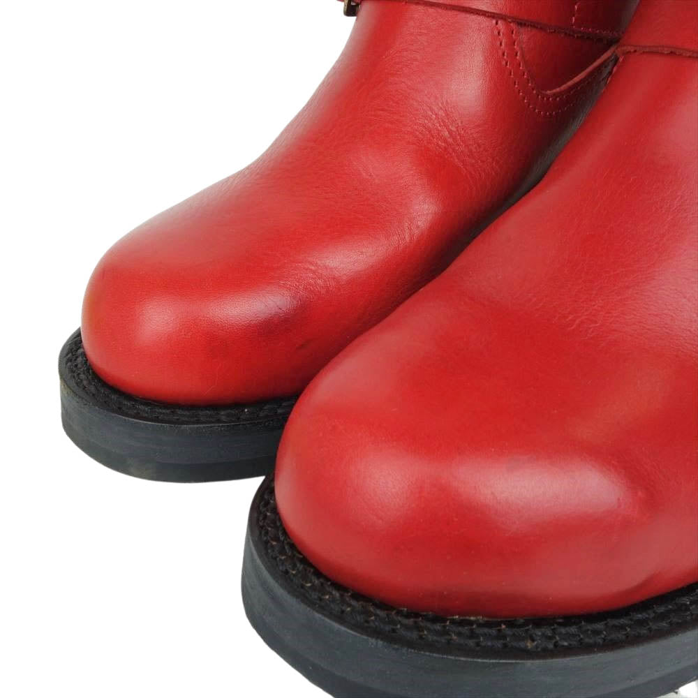MADE IN GM JAPAN メイドインジーエムジャパン × WOLF'S HEAD ウルフズヘッド エンジニア ブーツ レッド系 8.5【中古】