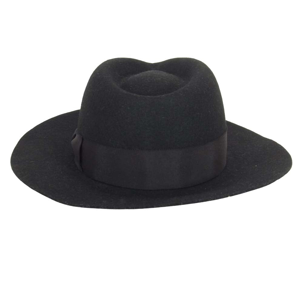 RUDE GALLERY ルードギャラリー WOOL HAT ウール フェルト ハット ブラック系【中古】