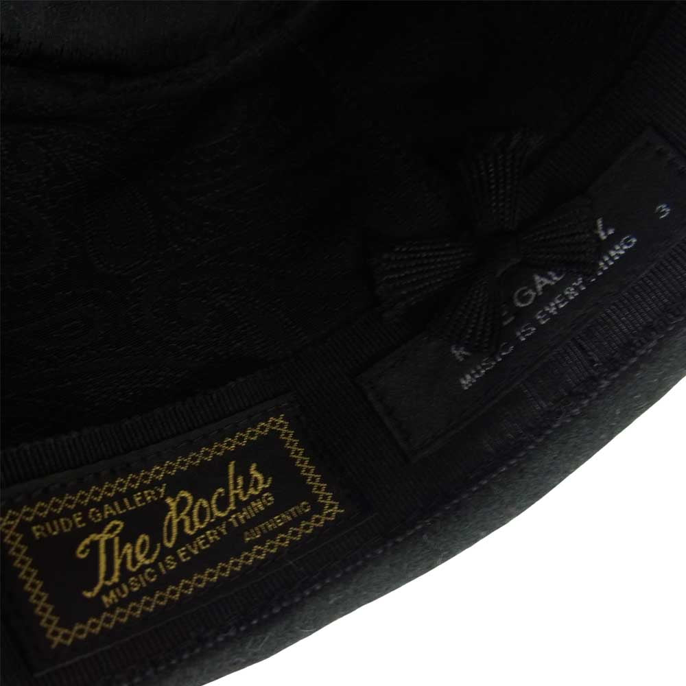 RUDE GALLERY ルードギャラリー WOOL HAT ウール フェルト ハット ブラック系【中古】