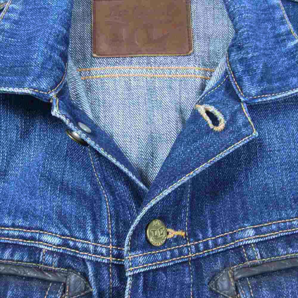 LOST CONTROL ロストコントロール LCSP-JK9-26 Denim Jacket デニムジャケット デニム ジャケット インディゴブルー系 36【中古】