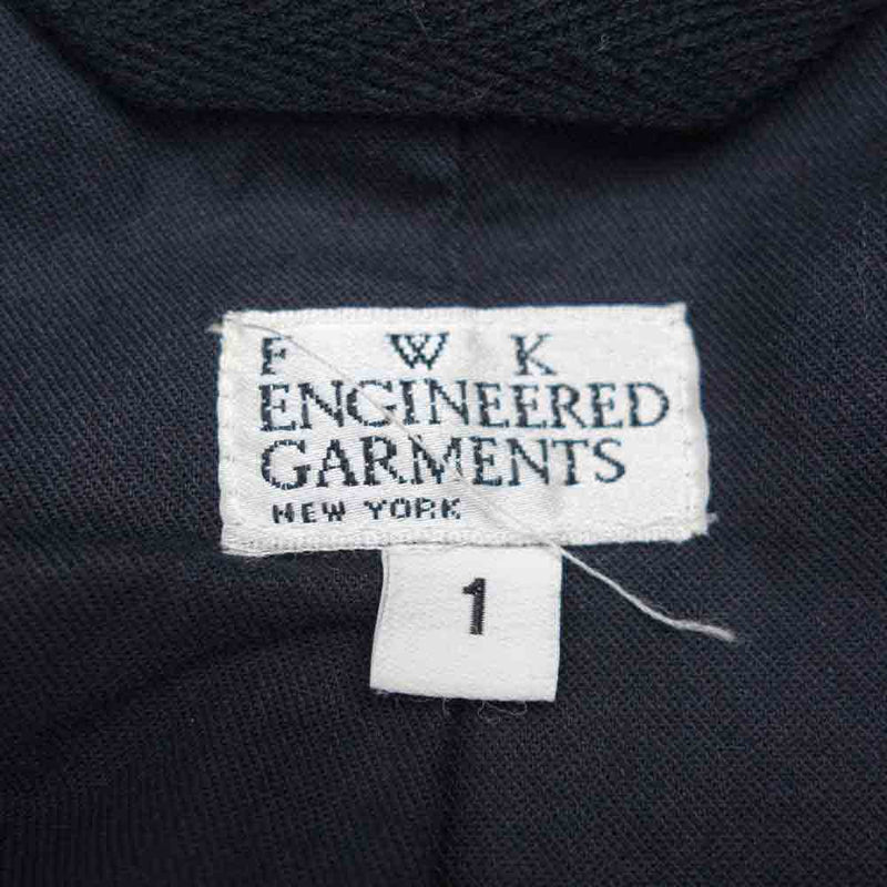 Engineered Garments エンジニアードガーメンツ FWK ヘリンボーン ウール カバーオール ワークジャケット グレー系 1【中古】