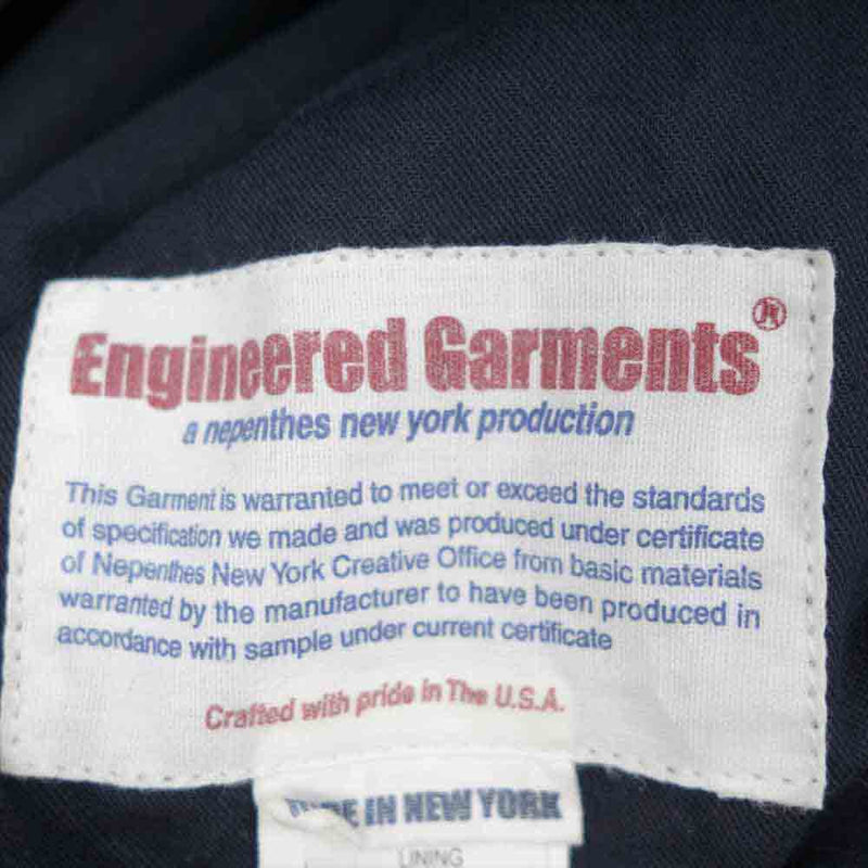 Engineered Garments エンジニアードガーメンツ FWK ヘリンボーン ウール カバーオール ワークジャケット グレー系 1【中古】