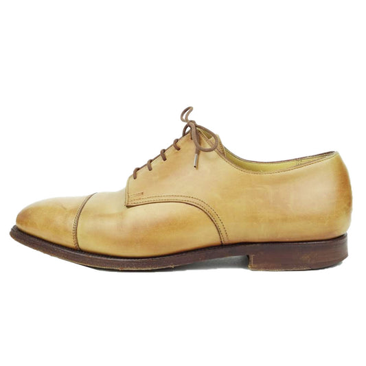CROCKETT&JONES クロケットアンドジョーンズ 9631 ポールスミス別注 ストレートチップ レザー シューズ ライトブラウン系【中古】