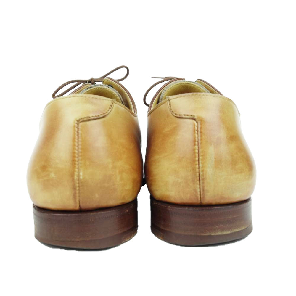 CROCKETT&JONES クロケットアンドジョーンズ 9631 ポールスミス別注 ストレートチップ レザー シューズ ライトブラウン系【中古】