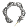 CHROME HEARTS クロムハーツ（原本無） HOOP CROSS SML クロスバンド フープ ピアス シルバー系【中古】