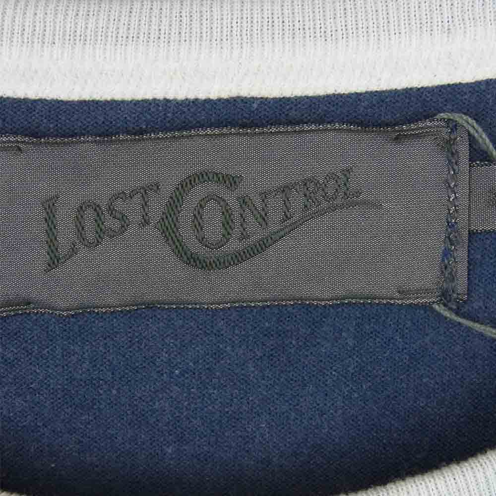 LOST CONTROL ロストコントロール L07AW-03A LEGEND 27 半袖 Tシャツ ホワイト系 ブルー系 2【新古品】【未使用】【中古】