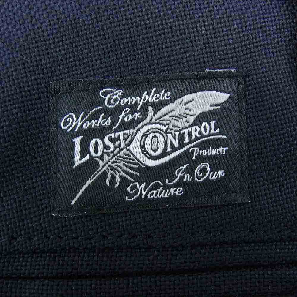 LOST CONTROL ロストコントロール L10S1-3001 コットン ストレート パンツ ネイビー系 2【中古】