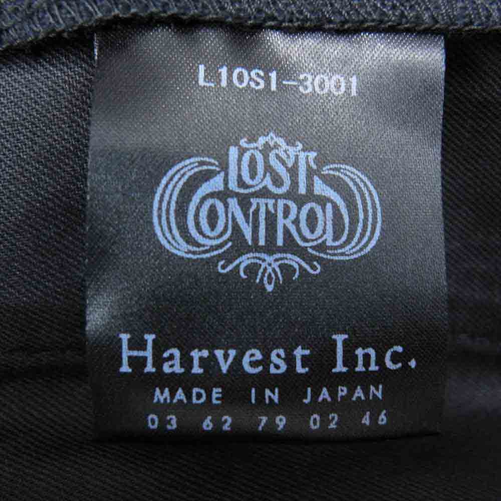 LOST CONTROL ロストコントロール L10S1-3001 コットン ストレート パンツ ネイビー系 2【中古】