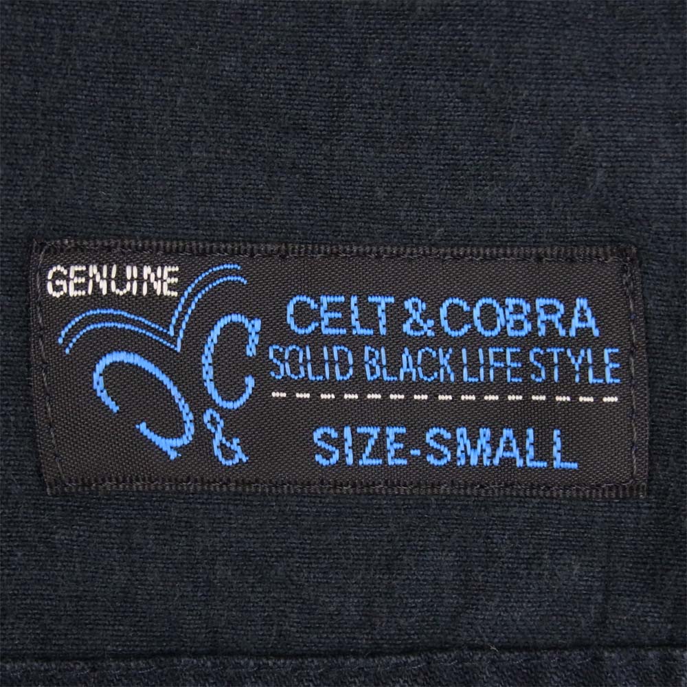 Celt&Cobra ケルト&コブラ 06SS 6SSH-05 長袖 デニム ウエスタン シャツ ブラック系 S【新古品】【未使用】【中古】
