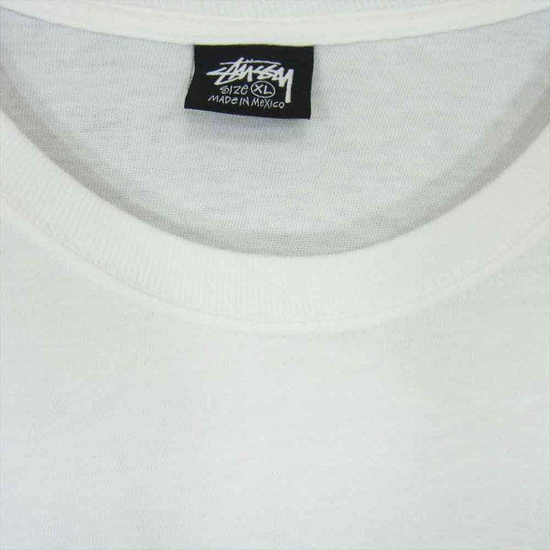 STUSSY ステューシー 21SS DOVER STREET MARKET GINZA Tour T-shirt  ホワイト系 XL【中古】