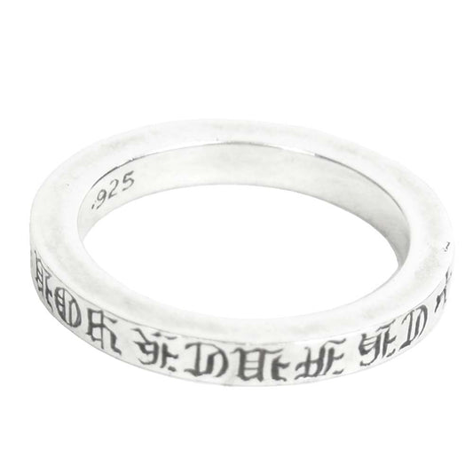 CHROME HEARTS クロムハーツ（原本無） FUCKYOU SPACER RING 3mm スペーサー ファックユー リング シルバー系 24号【中古】